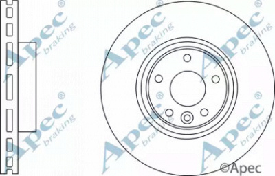 APEC BRAKING dsk3182 -  Тормозной диск